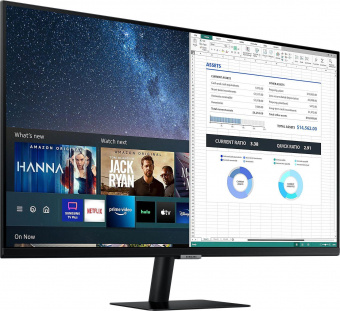 Монитор Samsung 43" LS43AM700UUXEN черный VA LED 16:9 HDMI M/M матовая 300cd 178гр/178гр 3840x2160 Ultra HD USB 10.6кг от магазина РЭССИ