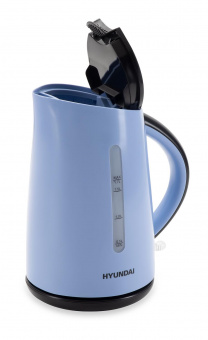 Чайник электрический Hyundai HYK-P2028 1.7л. 2200Вт голубой/серый (корпус: пластик) от магазина РЭССИ