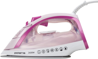 Утюг Polaris PIR 2668AK 2600Вт белый/розовый от магазина РЭССИ