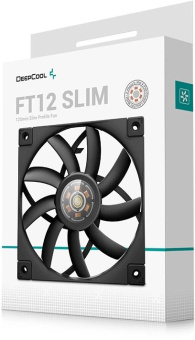 Вентилятор для корпуса Deepcool FT12 Slim 120х120x15 черный 4-pin 25.6дБ (R-FT12SLIM-BKWPN1-G) Ret от магазина РЭССИ