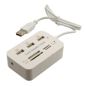 3-PORT USB2.0 HUB + CardReader от магазина РЭССИ