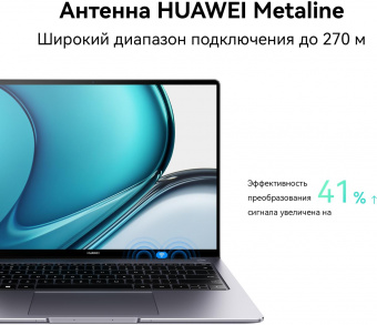Ноутбук Huawei MateBook 14S HookeG-W7611T Core i7 13700H 16Gb SSD1Tb Intel Iris Xe graphics 14.2" IPS Touch 2.5K (2560x1680) Windows 11 Home grey space WiFi BT Cam (53013SDK) от магазина РЭССИ