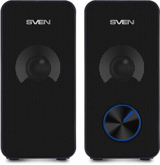 Колонки Sven 335 2.0 черный 6Вт от магазина РЭССИ