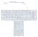 Клавиатура Оклик 550ML белый USB slim Multimedia LED от магазина РЭССИ