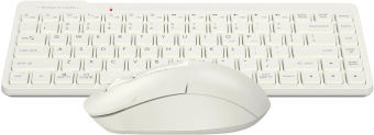 Клавиатура + мышь A4Tech Fstyler FG2200 Air2 клав:бежевый мышь:бежевый USB беспроводная slim (FG2200 AIR2 BEIGE) от магазина РЭССИ