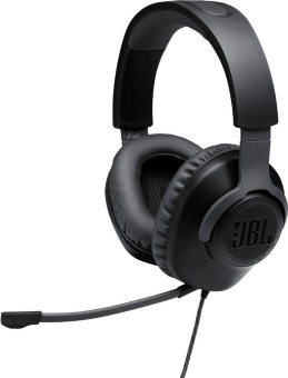 Гарнитура накладные JBL Quantum 100 1.2м черный проводные оголовье (JBLQUANTUM100BLK) от магазина РЭССИ
