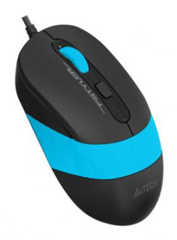 Мышь A4Tech Fstyler FM10 черный/синий оптическая (1600dpi) USB (4but) от магазина РЭССИ