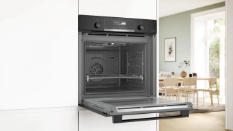 Духовой шкаф Электрический Bosch HBG4795B1S черный от магазина РЭССИ