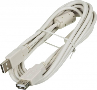 Кабель-удлинитель Ningbo USB A(m) USB A(f) 3м феррит.кольца блистер от магазина РЭССИ