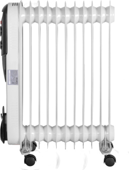 Радиатор масляный Ресанта ОМПТ-12Н 2500Вт белый от магазина РЭССИ