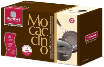 Ковш Rondell Mocaccino RDA-553 1.1л. d=16см (с крышкой) коричневый от магазина РЭССИ