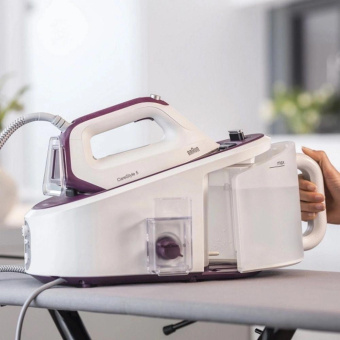 Парогенератор Braun IS5155WH 2400Вт белый/сиреневый от магазина РЭССИ