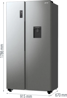 Холодильник Gorenje NRR9185EAXLWD 2-хкамерн. серебристый мат. от магазина РЭССИ