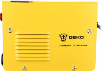 Сварочный аппарат Deko DKWM200A LCD Advanced, DKM BLACK, DKMC1, набор электродов инвертор ММА 7.8кВт от магазина РЭССИ