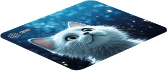 Коврик для мыши Cactus White Cat 220x180x2мм (CS-MP-P06XS) от магазина РЭССИ