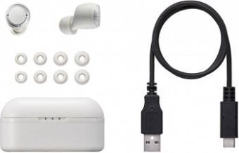 Гарнитура вкладыши Panasonic RZ-S300WGE-W белый беспроводные bluetooth в ушной раковине от магазина РЭССИ