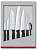 Набор ножей кухон. Victorinox Swiss Classic (6.7133.7G) компл.:7предм. черный подар.коробка от магазина РЭССИ