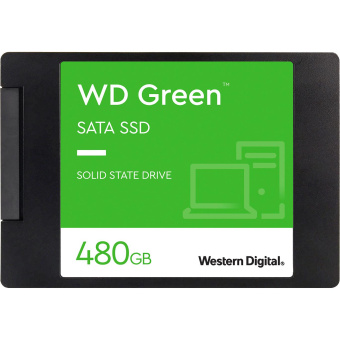 Накопитель SSD WD SATA-III 480GB WDS480G3G0A Green 2.5" от магазина РЭССИ