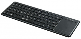 Клавиатура Оклик 830ST черный USB беспроводная slim Multimedia Touch от магазина РЭССИ
