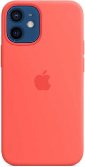 Чехол (клип-кейс) Apple для Apple iPhone 12 mini Silicone Case with MagSafe розовый цитрус (MHKP3ZE/A) от магазина РЭССИ