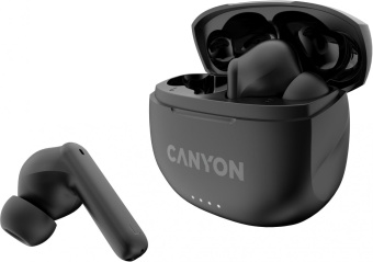 Гарнитура внутриканальные Canyon TWS-8 черный беспроводные bluetooth в ушной раковине (CNS-TWS8B) от магазина РЭССИ