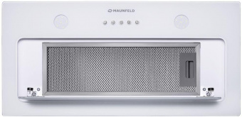 Вытяжка встраиваемая Maunfeld TRAPEZE 601GG белый управление: кнопочное (1 мотор) от магазина РЭССИ