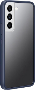Чехол (клип-кейс) Samsung для Samsung Galaxy S22 Frame Cover темно-синий/прозрачный (EF-MS901CNEGRU) от магазина РЭССИ
