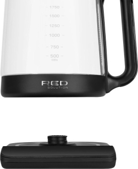 Чайник электрический Red Solution KG1330D 2л. 2000Вт прозрачный/черный корпус: пластик/стекло от магазина РЭССИ