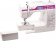 Швейная машина Comfort 100A белый/розовый от магазина РЭССИ