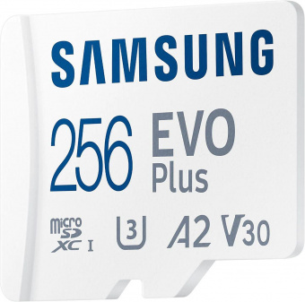 Флеш карта microSDXC 256Gb Class10 Samsung MB-MC256KA EVO PLUS + adapter от магазина РЭССИ
