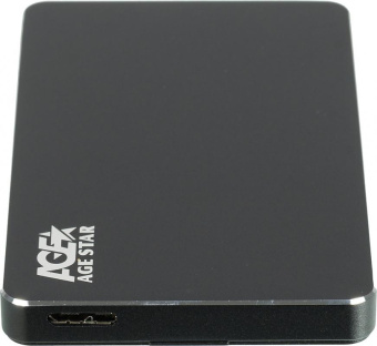 Внешний корпус для HDD/SSD AgeStar 3UB2AX2 SATA I/II/III USB3.0 алюминий черный 2.5" от магазина РЭССИ