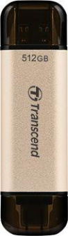 Флеш Диск Transcend 512Gb Jetflash 930С TS512GJF930C USB3.0 золотистый/черный от магазина РЭССИ