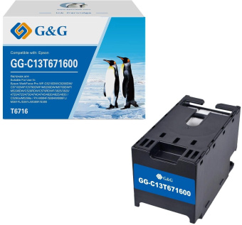 Бункер G&G GG-C13T671600 (C13T671600) для Epson WorkForce WF-C5210DW/C5290DW/C5710DWF/C5790DWF/M5299DW/M5799DWF от магазина РЭССИ