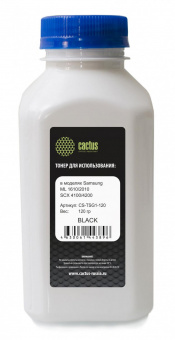 Тонер Cactus CS-TSG1-120 черный флакон 120гр. для принтера Samsung ML1610/SCX4100/4200, Ricoh Aficio SP100-SP4500 от магазина РЭССИ