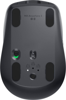 Мышь Logitech MX Anywhere 3 графитовый лазерная (4000dpi) беспроводная BT/Radio USB для ноутбука (6but) от магазина РЭССИ