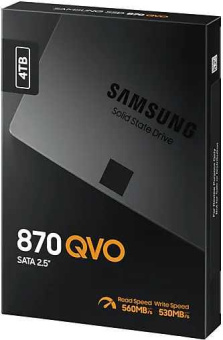 Накопитель SSD Samsung SATA III 4Tb MZ-77Q4T0BW 870 QVO 2.5" от магазина РЭССИ
