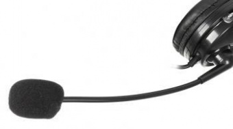 Наушники с микрофоном A4Tech HS-7P черный 2.5м накладные оголовье от магазина РЭССИ