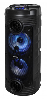 Минисистема Hyundai H-MC170 черный 80Вт FM USB BT SD/MMC от магазина РЭССИ