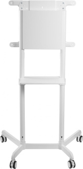 Стойка для телевизора Cactus CS-ST1146WT белый 37"-70" макс.70кг напольный мобильный от магазина РЭССИ