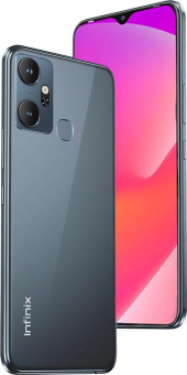 Смартфон Infinix X6823C Smart 6 Plus 64Gb 2Gb черный моноблок 3G 4G 2Sim 6.82" 720x1640 Android 12 8Mpix 802.11 a/b/g/n/ac GPS GSM900/1800 GSM1900 TouchSc FM A-GPS microSD max512Gb от магазина РЭССИ