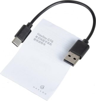 Гарнитура вкладыши Haylou GT6 черный беспроводные bluetooth в ушной раковине от магазина РЭССИ