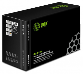Картридж лазерный Cactus CS-C719H 719H черный (6400стр.) для Canon MF5840dni-Sensys/MF5880dni; LBP6300i/6650i от магазина РЭССИ