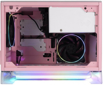 Корпус Inwin CF08A (A1PLUS) розовый 650W miniITX 4x120mm 2xUSB3.0 audio от магазина РЭССИ
