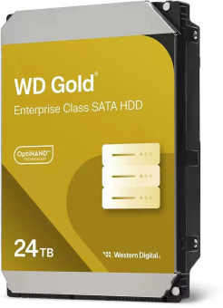 Жесткий диск WD SATA-III 24TB WD241KRYZ Server Gold 512E (7200rpm) 512Mb 3.5" от магазина РЭССИ