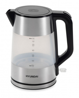 Чайник электрический Hyundai HYK-P4026 1.9л. 2200Вт черный (корпус: пластик) от магазина РЭССИ