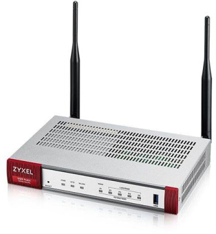 Межсетевой экран Zyxel USG Flex 100AX (USGFLEX100AX-RU0101F) AX1800 10/100/1000BASE-TX серебристый от магазина РЭССИ