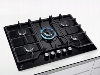 Газовая варочная поверхность Electrolux KGG75362K черный от магазина РЭССИ