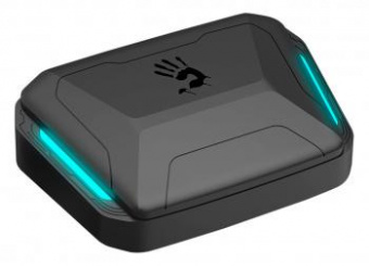 Гарнитура вкладыши A4Tech Bloody M70 черный/синий беспроводные bluetooth в ушной раковине (M70 BLACK+BLUE) от магазина РЭССИ