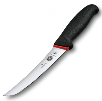Нож кухонный Victorinox Fibrox Dual Grip (5.6503.15D) стальной обвалочный лезв.150мм прямая заточка черный от магазина РЭССИ