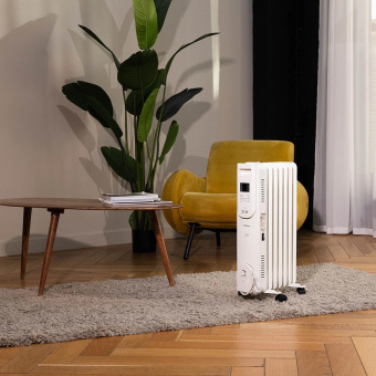 Радиатор масляный Timberk Home Intellect T-OR1507-F10E-WF 1500Вт белый от магазина РЭССИ